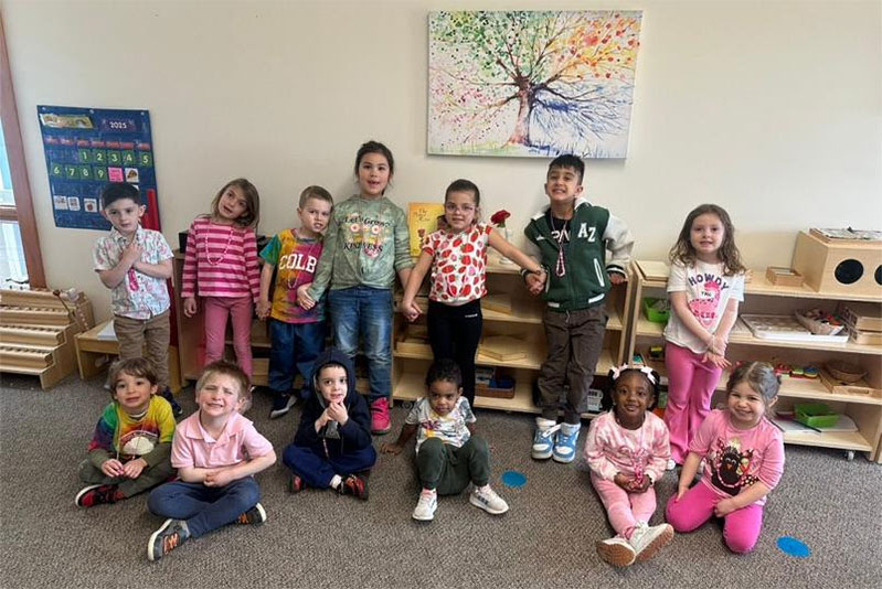 row-2-classroom Kids in a Montessori classroom